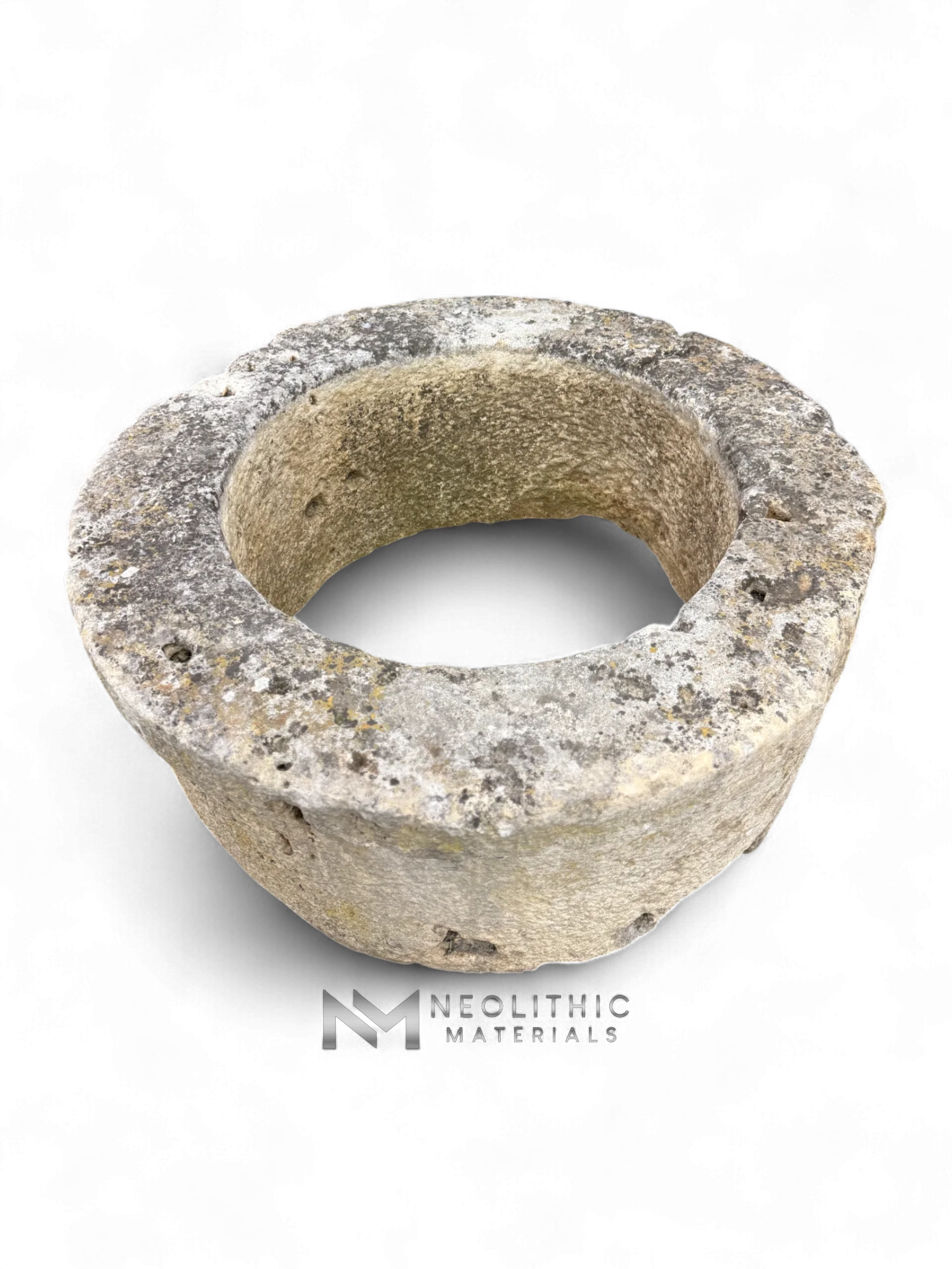 French Antique 18th Century Limestone Well Head - Image 3